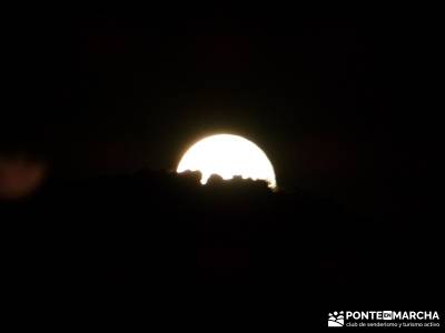 Peñaliendre y Canto Hastial a la Luz de la Luna;rutas a pie madrid rutas senderismo la pedriza